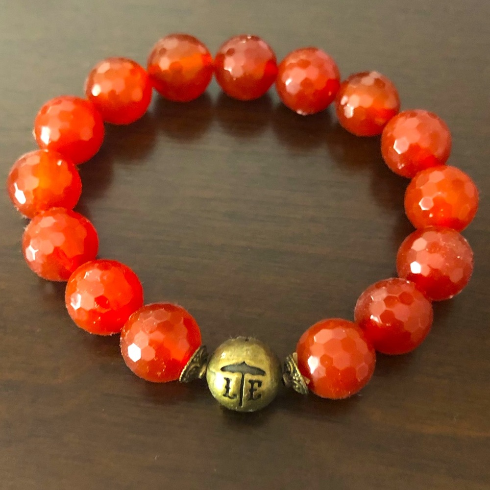 Red Beaded Bracelet- LE Brand